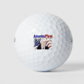 America First Trump US Flagge Golf Balls Golfball (Vorderseite)