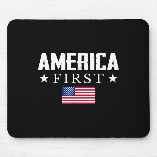 America First USA Flag Mousepad (Vorne)