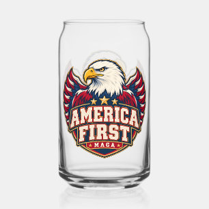 America First Varsity Eagle Zwei-Seiten-Dose Dosenglas
