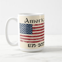 America Flag 1776 to 2026 USA 250th Anniversary 
