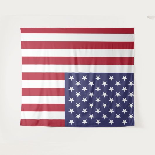 AMERICA FLAG BACKDROP WANDTEPPICH (Vorderseite (Horizontal))