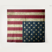 AMERICA FLAG BACKDROP WANDTEPPICH (Vorderseite (Horizontal))
