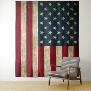AMERICA FLAG BACKDROP WANDTEPPICH