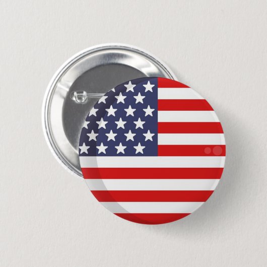 AMERICA FLAG BUTTON (Vorne & Hinten)