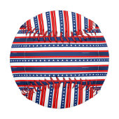 America Flag Design Baseball
