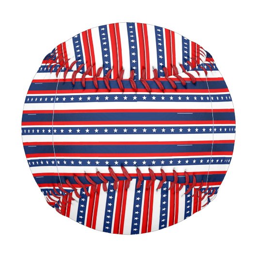 America Flag Design Baseball