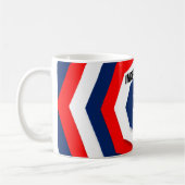 America Flag Design Kaffeetasse (Links)
