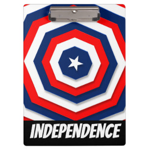 America Flag Design Klemmbrett
