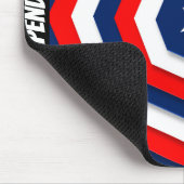 America Flag Design Mousepad (Ecke)
