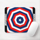 America Flag Design Mousepad (Mit Mouse)