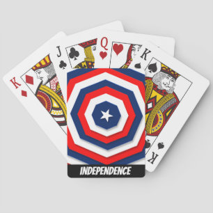 America Flag Design Spielkarten