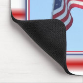 America Flag Mouse Pad Mousepad (Ecke)