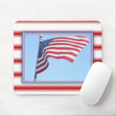 America Flag Mouse Pad Mousepad (Mit Mouse)