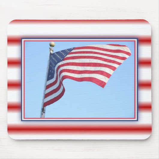 America Flag Mouse Pad Mousepad (Vorne)