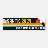 America Florida Ron DeSantis 2024 Autoaufkleber (Vorne)