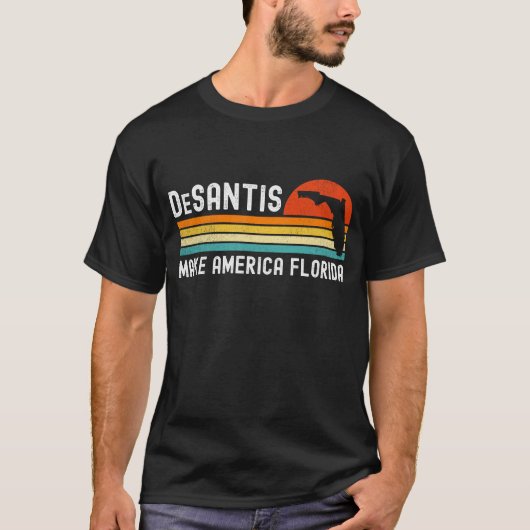 America Florida Ron DeSantis 2028 T-Shirt (Vorderseite)