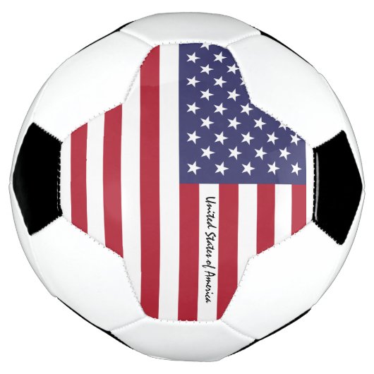 America Football & United Staaten USA Flag / Sport Fußball (Gedreht)