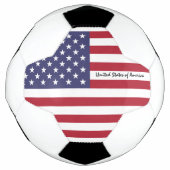 America Football & United Staaten USA Flag / Sport Fußball (Vorderseite)
