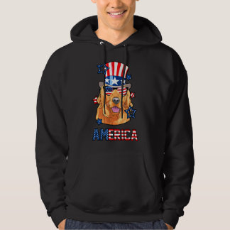 America Golden Retriever Dog 4. Hoodie