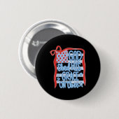 America Gott Goss Seine Gnade Über Dich Tee 4. Jul Button (Vorne & Hinten)