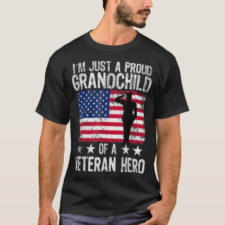 America Grandchild American Flag Dank Patriotic T-Shirt