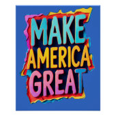 America Great Graffiti Poster (Vorderseite)