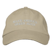 America Green Hat Bestickte Kappe (Vorderseite)