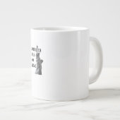 America Has No King Classic Jumbo-Tasse (Vorderseite Rechts)
