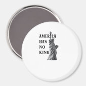America Has No King Classic Magnet (Vorderseite/Rückseite)
