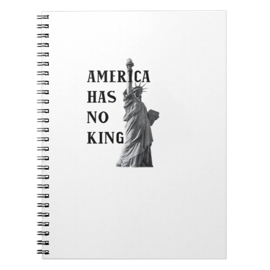 America Has No King Classic Notizblock (Vorderseite)