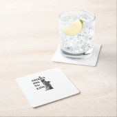 America Has No King Classic Rechteckiger Pappuntersetzer (Vor Ort)