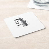 America Has No King Classic Rechteckiger Pappuntersetzer (angewinkelt)