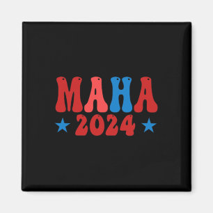 America Healthy Maha Pro-trump Conservat 2024 Magnet