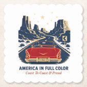 America In Full Color Untersetzer (Vorderseite)