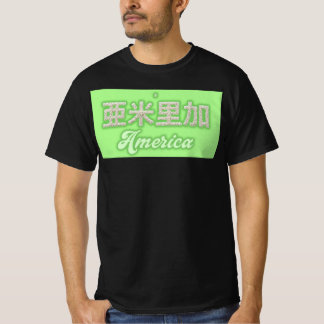 America kanji Written with grains of rice T-Shirt