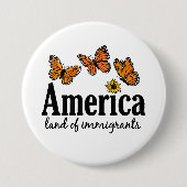 America Land Of Immigrants Button (Vorderseite)