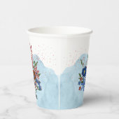 "America Land of the Free" 4. Juli Blume Pappbecher (Rechts)