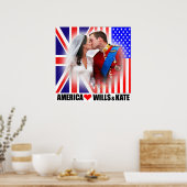 America Lieben Prince William & Kate Poster (Küche)
