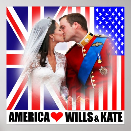 America Lieben Prince William & Kate Poster (Vorne)
