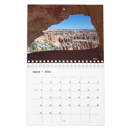 America National Parks Nature Foto Kalender 2023 (Mär 2026)