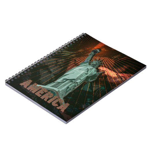 AMERICA - Notebook Notizblock (Linke Seite)