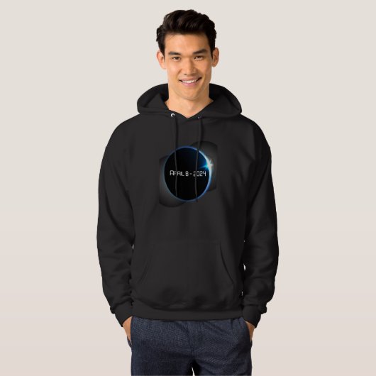 America on April 8 2024 astronomical totality ecli Hoodie (Vorne ganz)