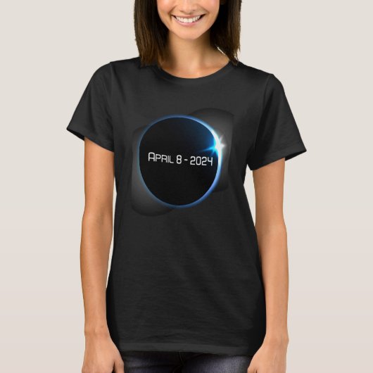 America on April 8 2024 astronomical totality ecli T-Shirt (Vorderseite)