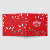 America Pageant Crown Foil Leaf Scrapbook Gästebuch (Voll)