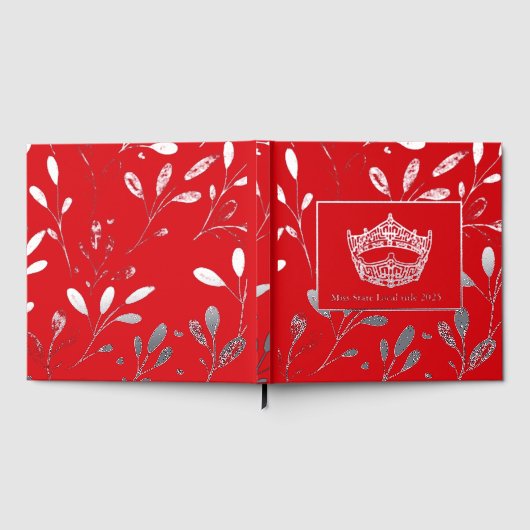 America Pageant Crown Foil Leaf Scrapbook Gästebuch (Voll)