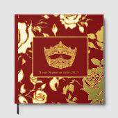 America Pageant Crown Fown Rose Scrapbook Gästebuch (Vorderseite)