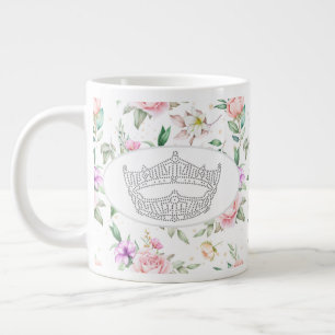 America Pageant Crown Jumbo Tasse