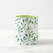 America Pageant Crown Leaf Print Two Ton Tasse (Zentrum)