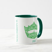 America Pageant Crown Personalisiert Name Tasse (VorderseiteRechts)