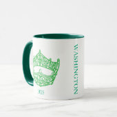 America Pageant Crown Personalisiert Name Tasse (Vorderseite Links)